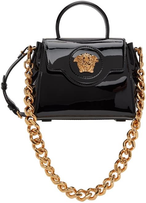 versace black handbags|versace handbags price.